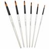 Brush Set - AIMOONSA - Pointed Round - Synthetic Bristles - Birch Wood Handle - Sizes 2/4/6/8/10/12