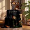 Billie eilish Custom Flannel Blankets Soft Warm Cozy Throws for Home Decor Holiday Gifts