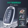 New Serena Key Case Key Cover Transparent C28 Aria Smart Key Case Keychain TPU Soft Touch Flexible [Unhoke] Clear, X-Trail (Clear)