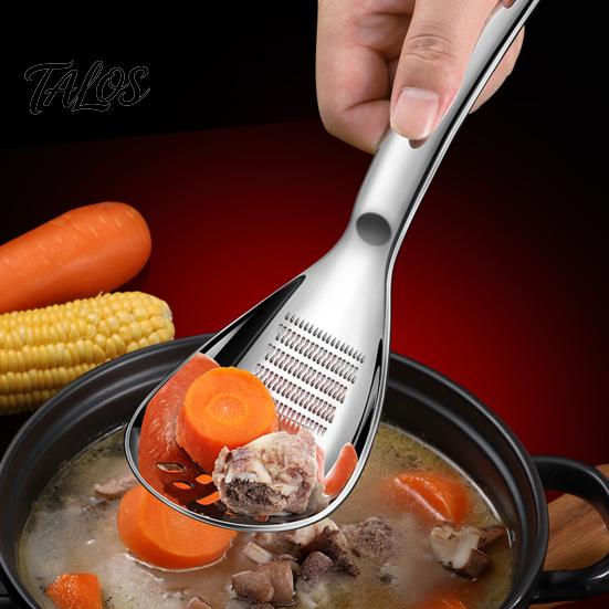 Durable Metal Kitchenware for Home Cooking 5-in-1 Stainless Steel Spoon, Multifunctional Kitchen Efficient Food Preparation Tool Tools Potato