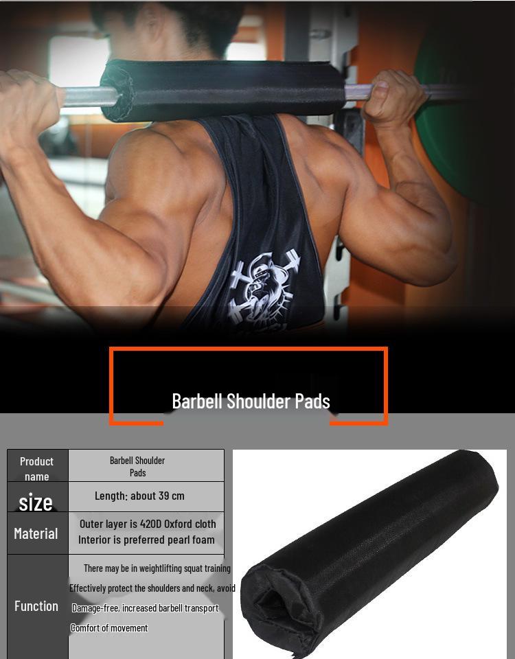 Foam Barbell Neck and Shoulder Pad - Squat and Weightlifting Protector