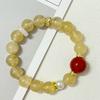 Crystal Beaded Bracelet for Women Handmade 10mm Round Beads Natural Stone Stretch Bangle DIY Jewelry Gifts