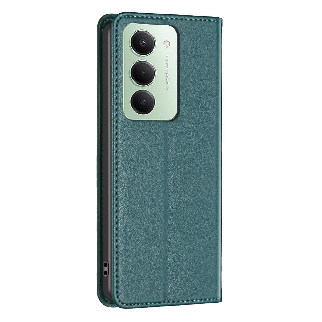 For Xiaomi Redmi 15 5G (Global) (169mm) Leather Case BINFEN COLOR BF18 Phone Stand Cover with Card Slots