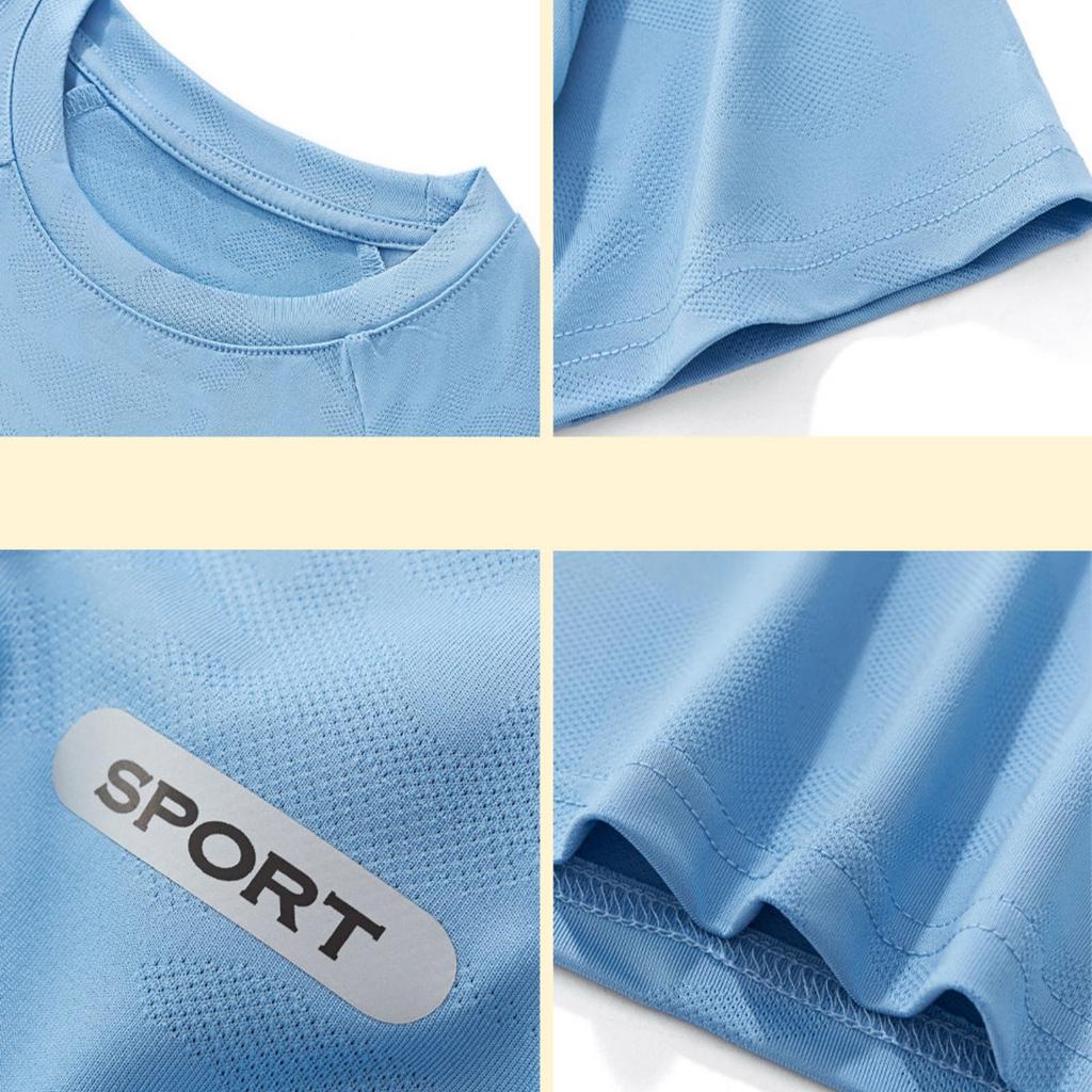 Boys' Quick Dry Sportswear Set 2 Piece Athletic Outfit for Running Training