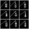 Ancient Seedlings Silver Ethnic Guizhou Yunnan Fringed Bell Plate Hairpin New Chinese Style Hollow Wind Ball Head Girl
