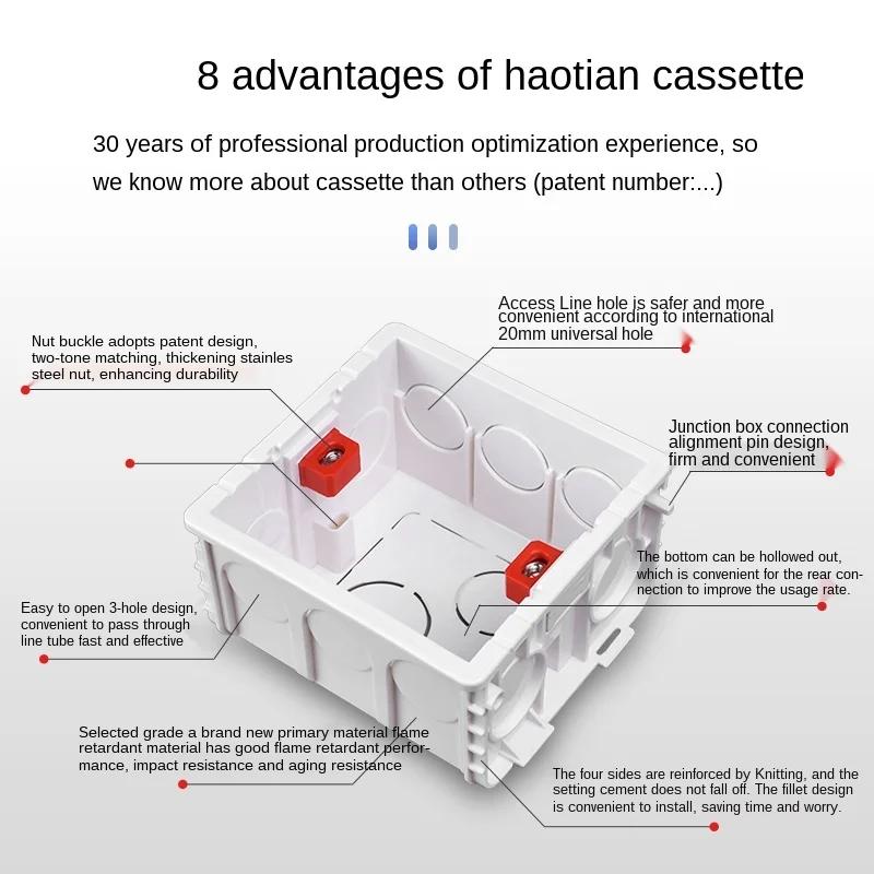 Model 86 General Electric Mounting Box, Switch Socket Junction Box Hidden Inside Mounting Box, Electrical Socket and Accessories