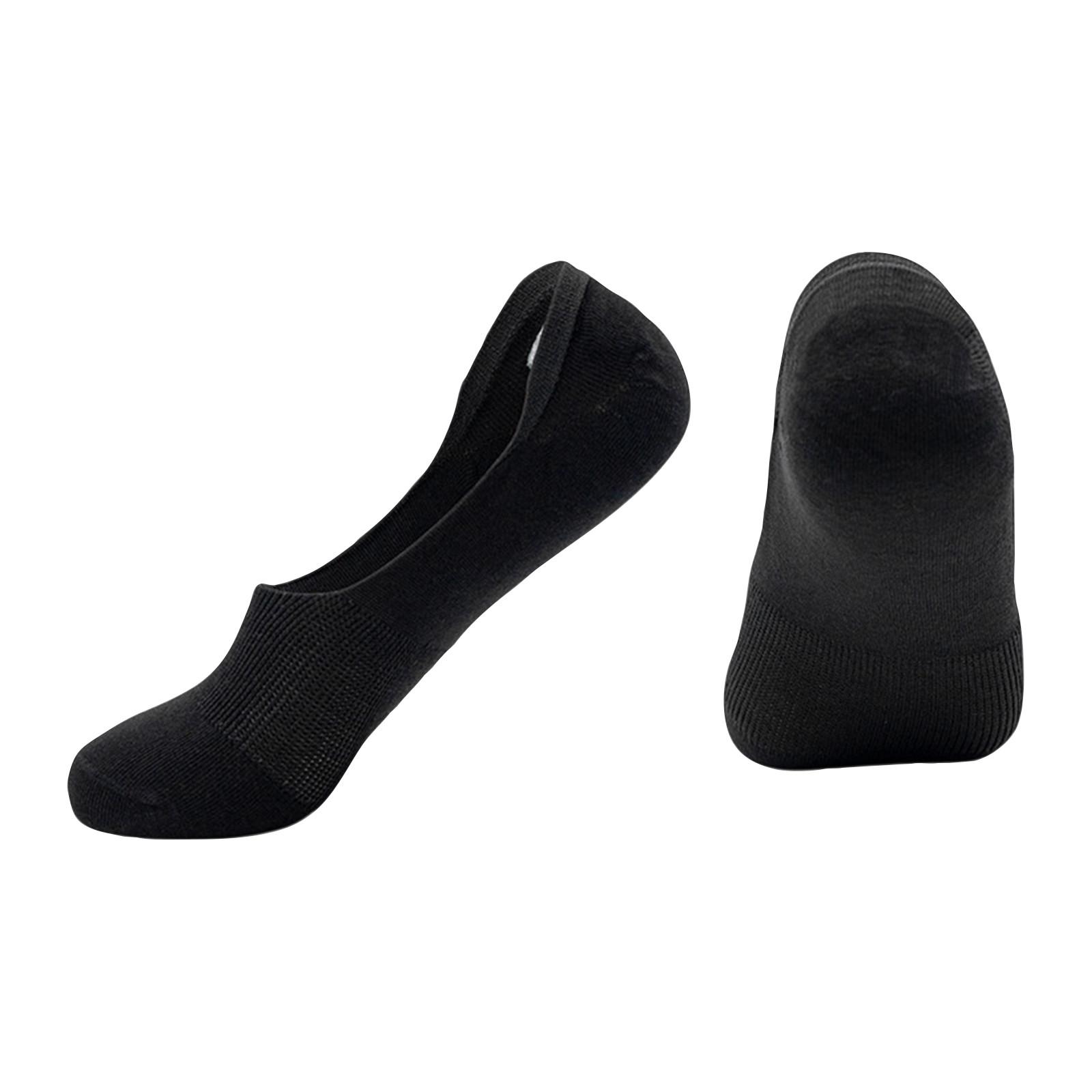 

Носки-невидимки Носки-невидимки с подкладкой Нескользящие низкие носки, подходящие для плоской подошвы B чёрный