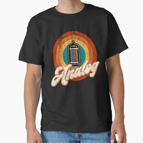 Vintage Vacuum Tube Audiophile Analog Classic Made In Usaaus Tshirt S2xl S