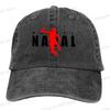 Rafael Nadal Baseball Cap Men Women Sun Visor  Retro Distressed Denim Sun Caps