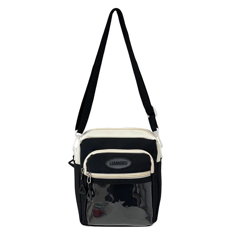 Transparent new student messenger bag girl student small satchel trendy student backpack Comic-Con personalized mobile phone bag