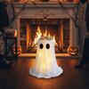 Height-adjustable Ghost Candy Bowl Standing Halloween Ornament  Outdoor