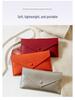 Genuine Leather Women's Thin Envelope Clutch & Phone Holder