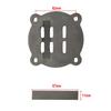 Piston Air Compressor Cylinder Valve Plate Hole To Hole 62mm Air Pump Fitting
