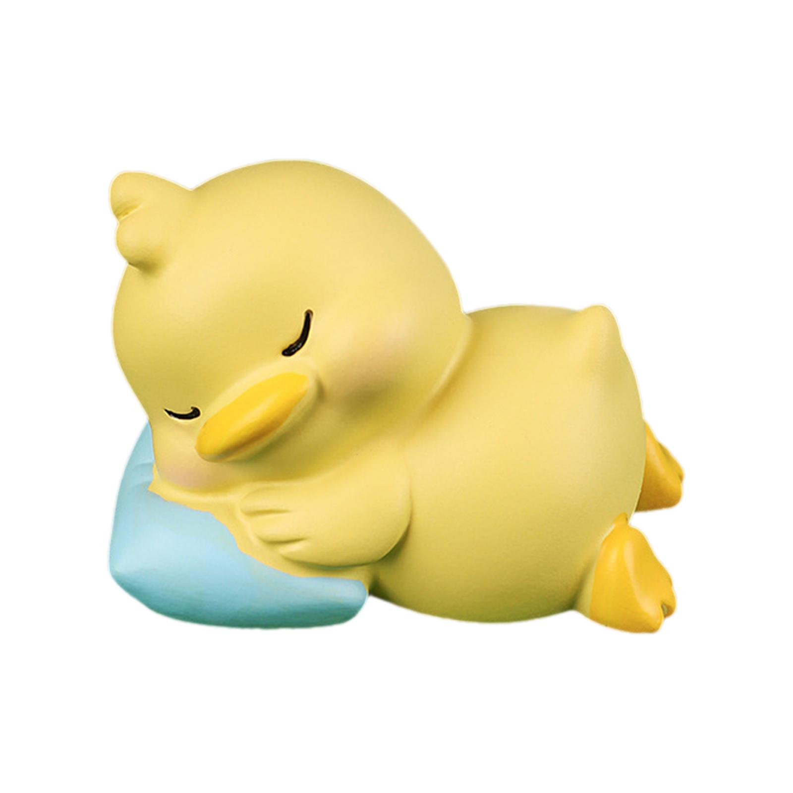 

Маленькая утка, украшение для приборной панели автомобиля, подарочная миниатюрная статуэтка, статуэтка из смолы для гостиной, окна, книжной полки, спальни, шкафа