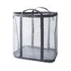 Foldable Mesh Laundry Basket for Dirty Clothes - Breathable and Space-Saving, Ideal for Bathroom and Laundry Room.