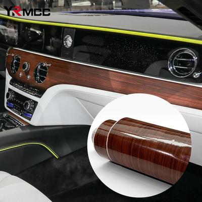 Auto Interieur Sticker Houtnerf Zelfklevende Folie Auto Interieur Meubels Houtnerf Textuur Decoratieve Sticker voor Auto Styling