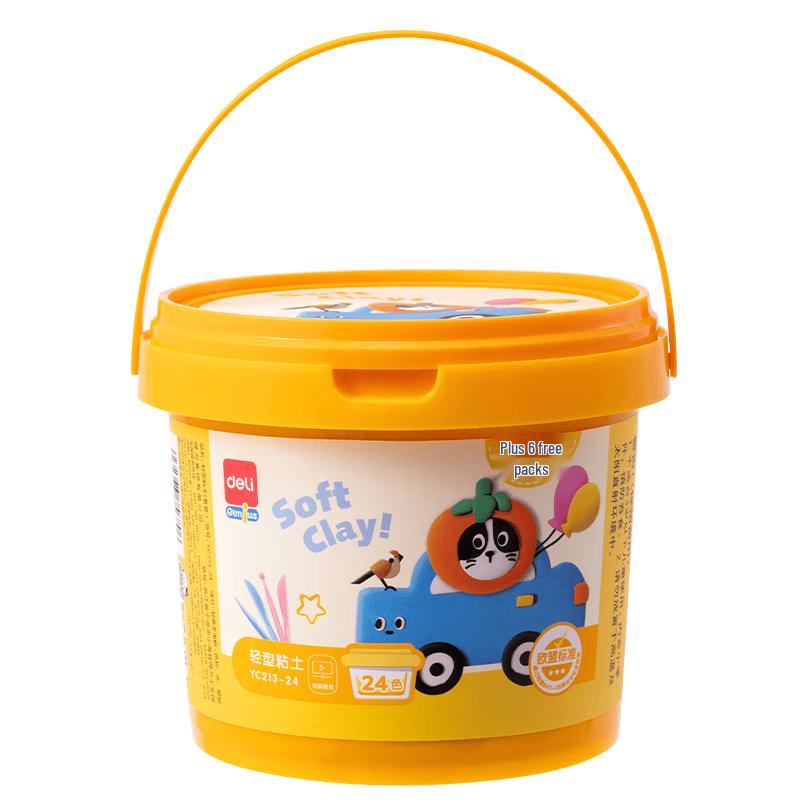 Deli 24-Color Ultra-Light Clay Set