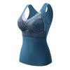 Velvet Seamless Fleece-Lined Women's Warm Vest - No Bra Needed