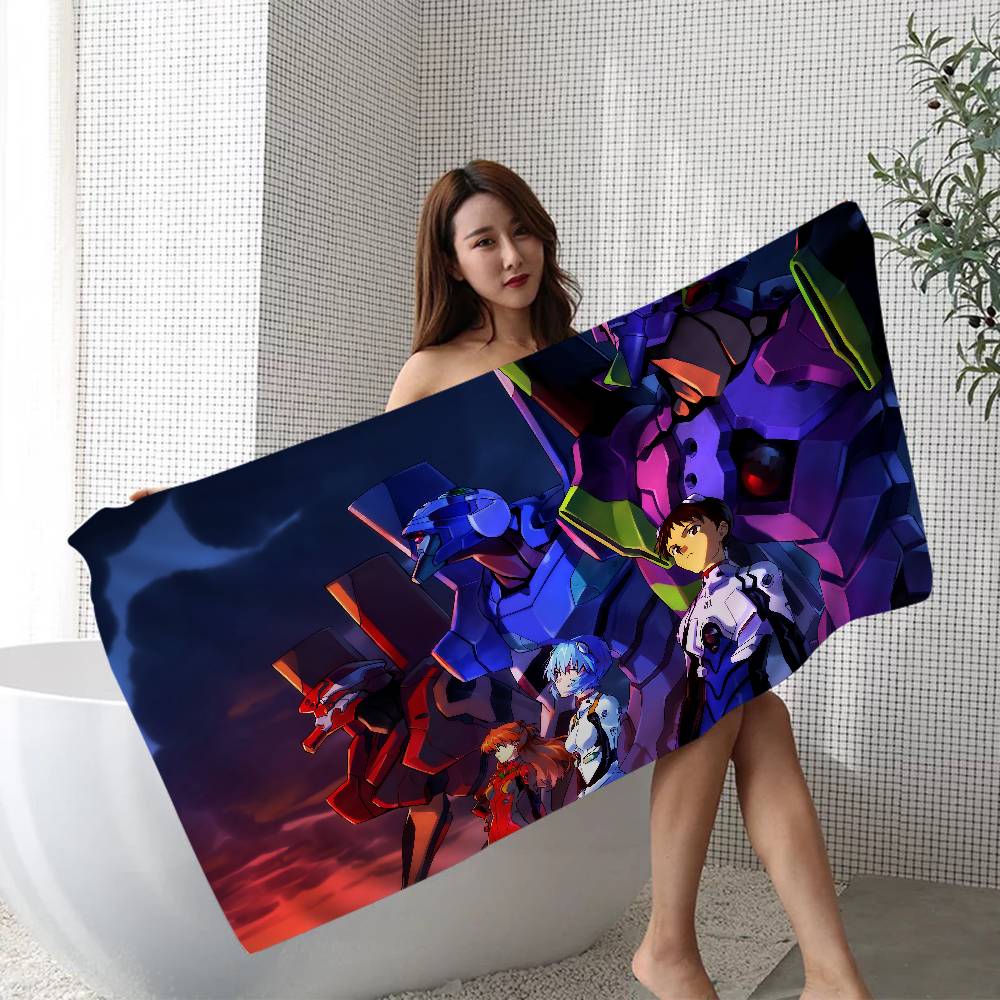 

Hot N-Neon G-Genesis E-Evangelion Beach Towel for Girl Microfiber Quick Dry Sand Free Beach Yoga Spa Gym Pool W30*H60(CM)