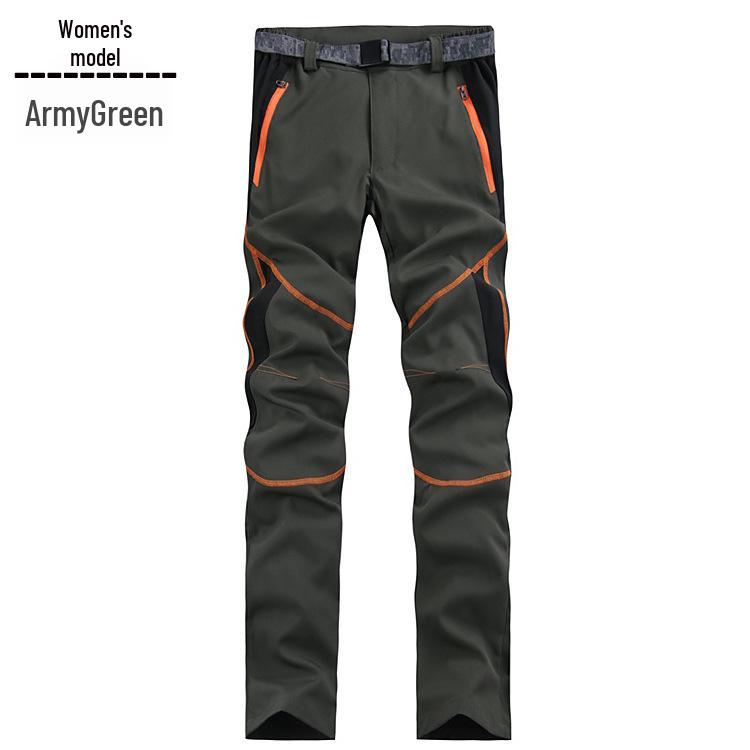 

Summer Outdoor Quick-Dry Windbreaker Pants: Thin, Loose, Elastic Fit for Men & Women, Perfect for Hiking & Climbing M