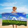 A-Aphex Twin Microfiber Printed Beach Towel Mountain Climbing Yoga Beach Swimming Running Absorbent Soft Towel
