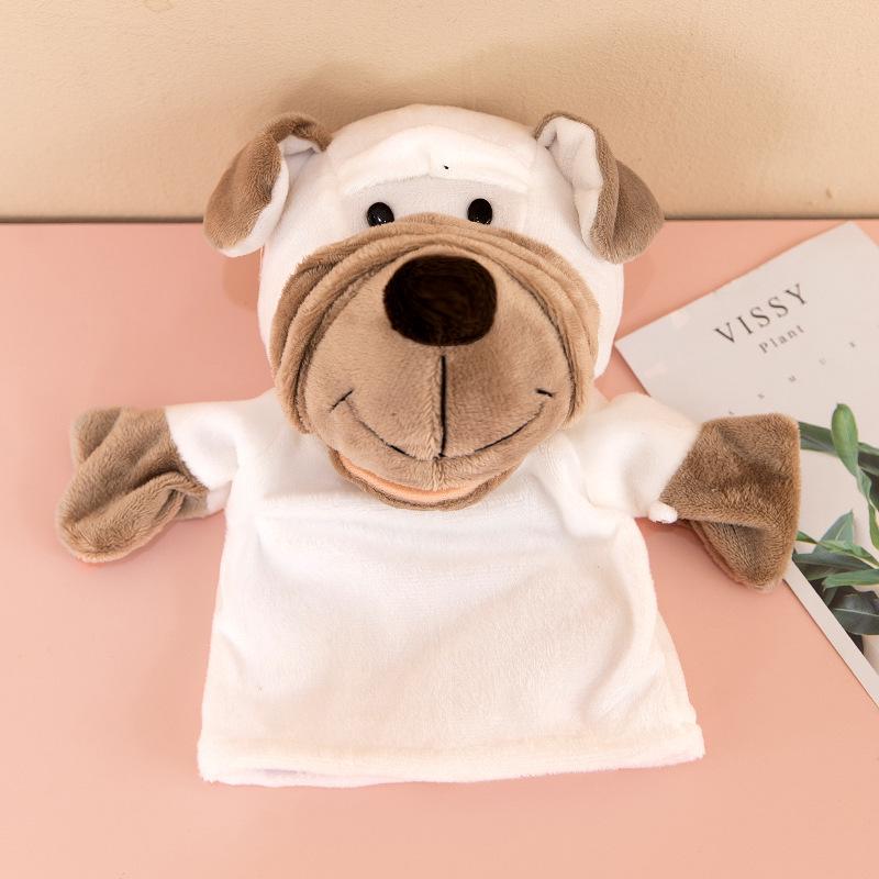 Interactive Animal Hand Puppet for Storytelling - Plush Toy with Movable Mouth