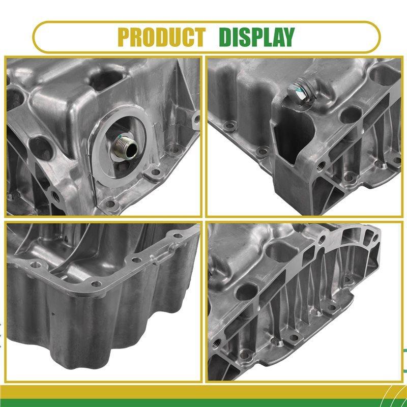 For VW Seat Skoda Fabia Octavia 1.0 Oil Pan Shell Aluminum Engine Sump 04C103603K 04C103603Q 04C103601C