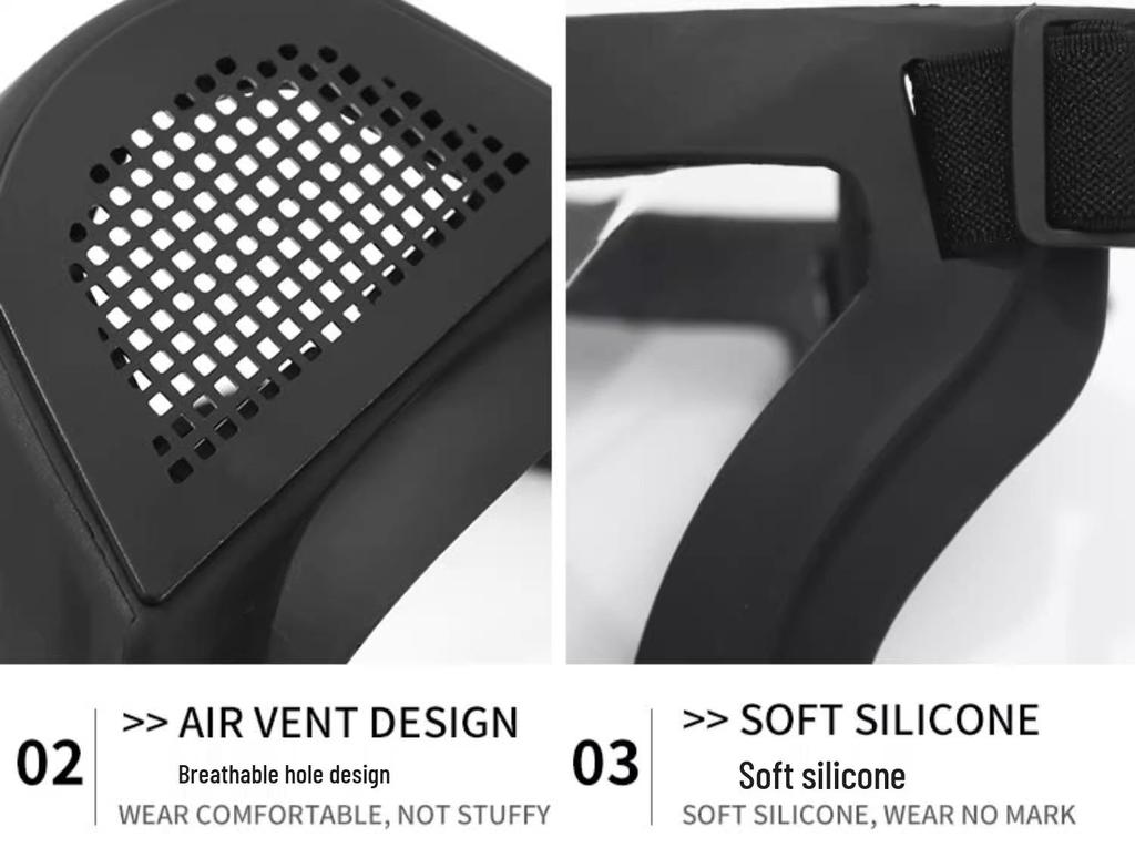 Pesticide Spray Mask: HD Anti-Dust, Non-Fog Full Face Shield