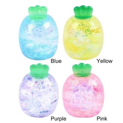 Sensory Squeeze Stress Balls Mini Radish Squeeze Toy Decompression Fidget Toy Easter Stuffers Party Flavor for Kids Adults