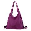 New fashionable textured nylon women's bag lightweight Oxford cloth shoulder large bag handbag large capacity