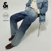 Jack & Jones Men's Loose Fit Washed Cotton Jeans