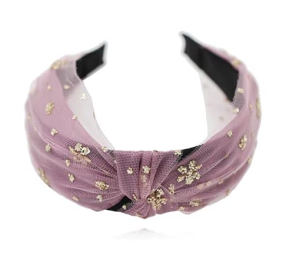 

Avance Headband Hairband with Popular Adult Hair Sequins, Cute, Accessory, Ribbon, Women s (Purple) фіолетовий