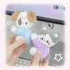 Cartoon Animal Plush Pendant Plush Stuffed Key Chain Lovely Cartoon Clip Doll Toy  Couple