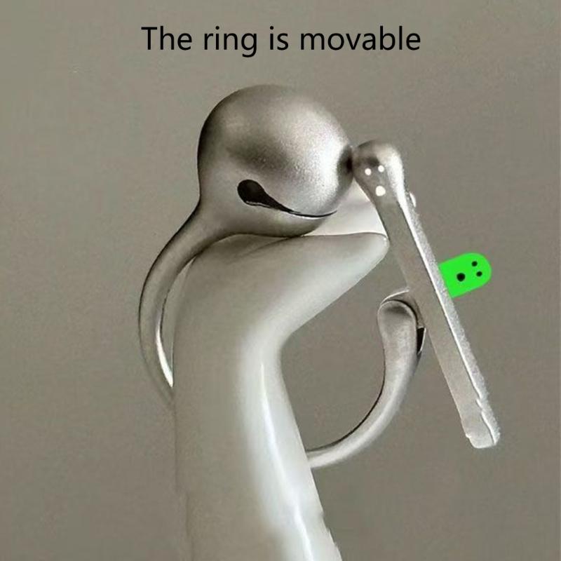 Trendy Muyu Designs Rings Sturdy Alloy Crafted Adjustable Size Fits All Stylish Men and Women Daily Use Casual Wear