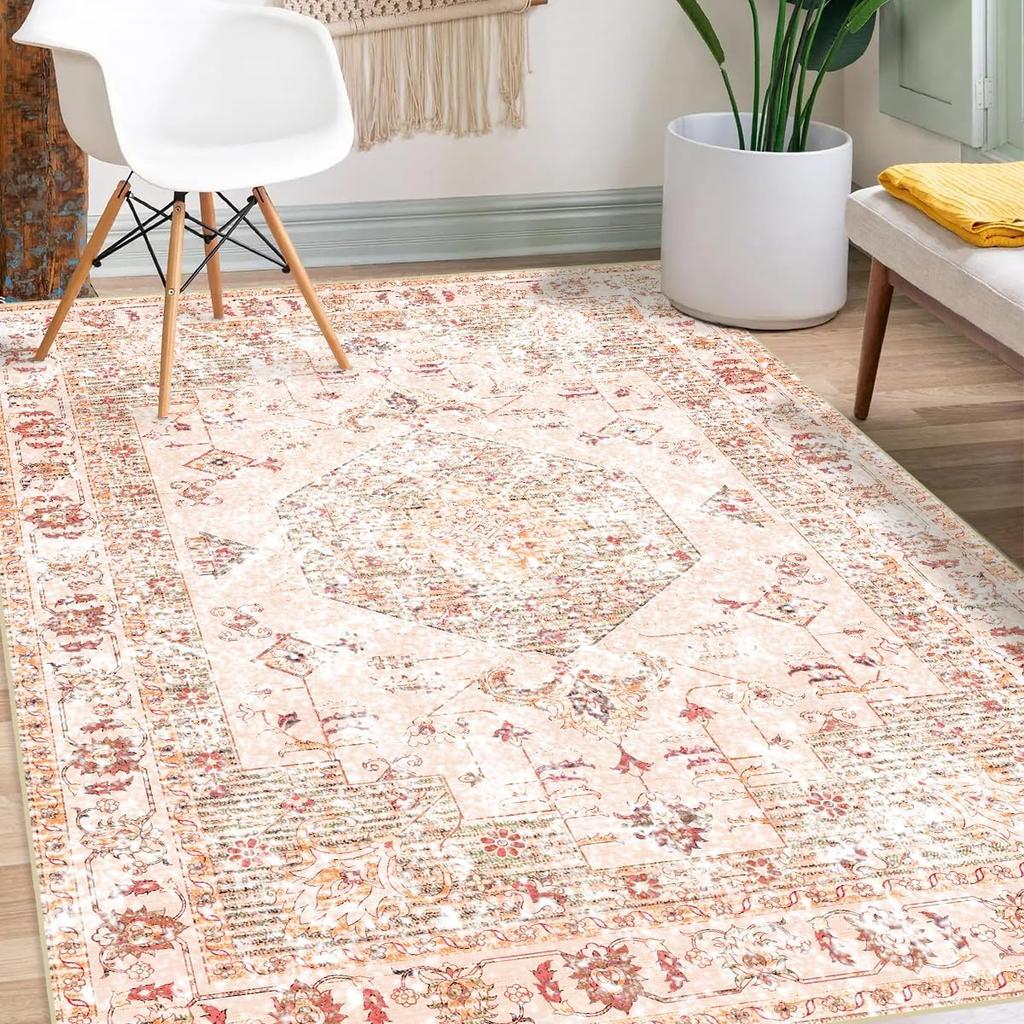 Persisches Design Druck Teppich Böhmisches Thema Muster Rutschfester Teppich für Wohnzimmer Schlafzimmer Teppiche, Sofamatten, Arbeitszimmer, Heimdekor
