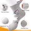 2Pairs Cartoon Cat Wool Socks for Women Thick Soft Warm Mid Tube Socks Winter Fleece Terry Loop Socks Outdoor Sports Gray