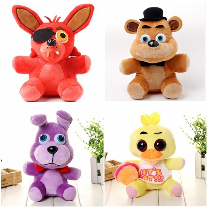 Nytt Utstoppet Plysjleketøy Spillrollemodell Tegneserie Dyr Leker Dukke Barn Barn Gave Freddy Bonnie Foxy