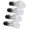 4PCS Wine Aerator Pourer PC Eco Friendly Decanter Spout Bar Accessories for Household Party
