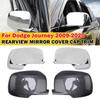 For Dodge Journey Fiat Freemont 2009- Car Sticker Rearview Side Mirror Cover Wing Cap Exterior Door Rear View Case Trim Auto