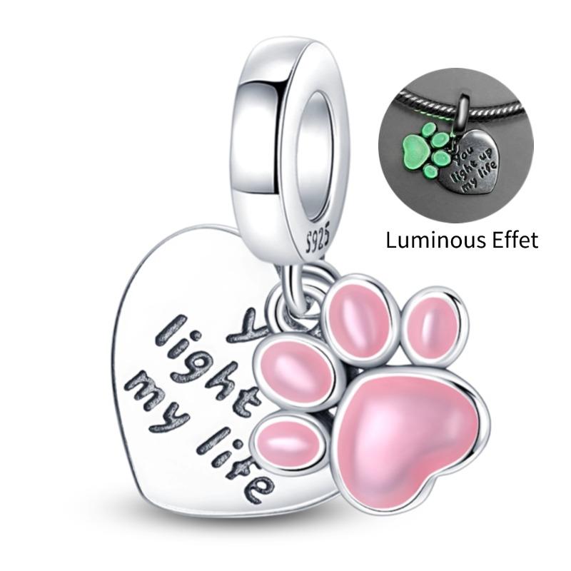 Pet Charms Copper Animal Dog Cat Bear Rabbit Elephant Charms Beads Fit 3Mm Bangle Bracelet Diy Jewelry