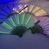 10-Inch LED Luminous Folding Dance & Disco Fan for Bodybuilding, Bars, and KTV Atmosphere