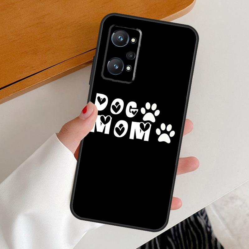Dog foot print Paw Colorful Pattern For Realme 11 12 Pro Plus 10 9 GT5 GT Neo 6 C25s C21Y C30 C31 C33 C35 C51 C53 C55 C67 Case
