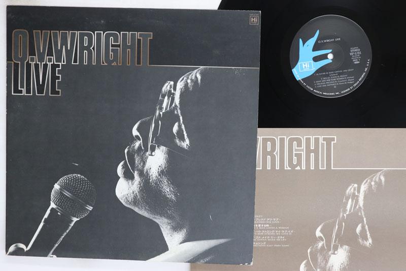 

LP Record O.V. WRIGHT Live VIP6701 HI 1979 Japan SoulFunk Used
