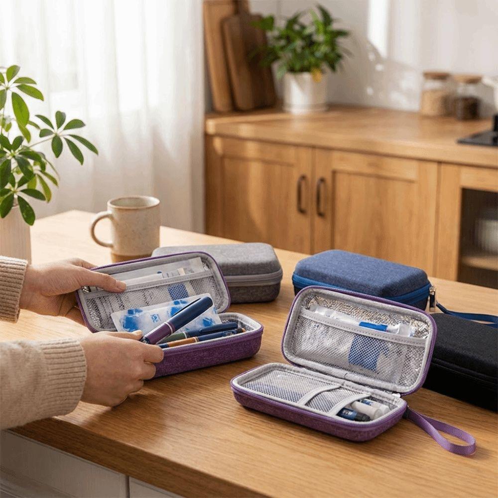 Waterproof Insulin Cooling Bag Shockproof Medicine Storage Box Insulin Organizer  Travel Case