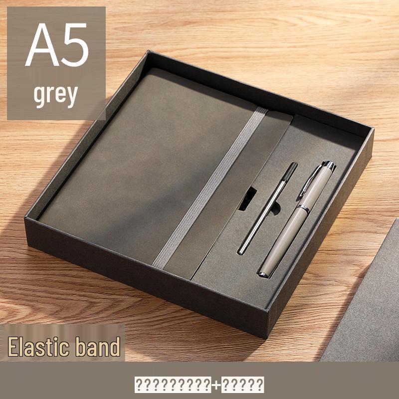 A5 Premium Soft Cover Business Meeting Notebook - Sheepskin, Thickened, 20 Sheets