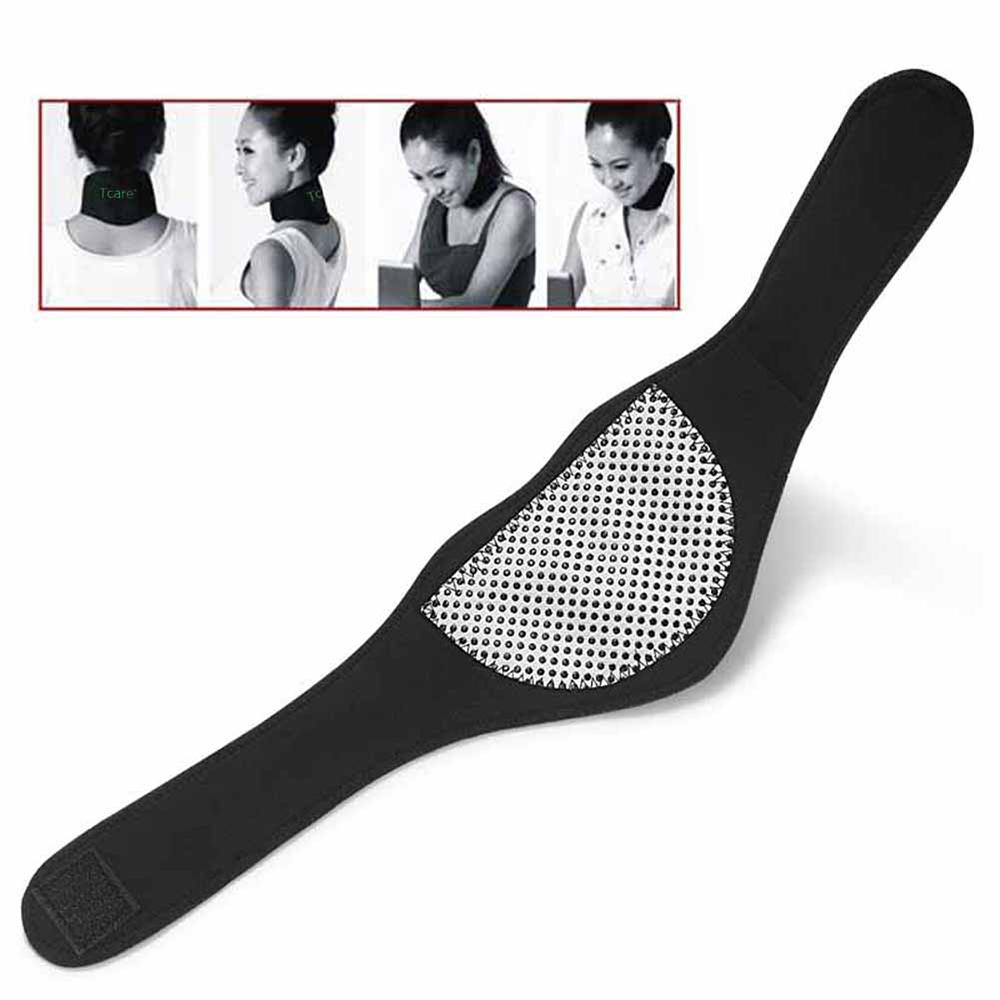 Tcare Neck Belt Tourmaline Self Heating Magnetic Therapy Pain Relief Cervical Vertebra Protect Health Care Neck Wrap