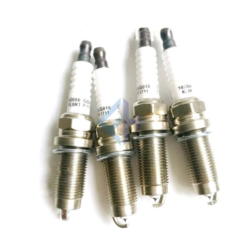 

Original 4pcs/lot Spark Plug For Jac J3 J4 J5 J6 S3 Sei2 Sei3 Spark Stone 1026080gg010 High Quality