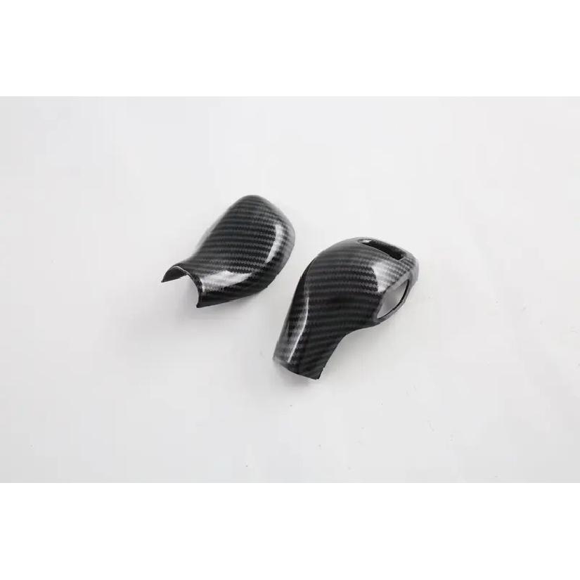 For MG HS RHD 2018      2024 ABS Carbon Fiber Gear Head Shift Knob Frame Cover Trims Car Styling Accessories