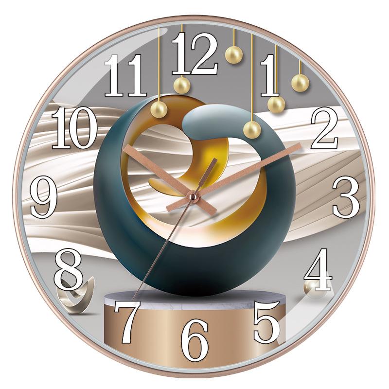 12 Zoll (30 cm) Wohnzimmer-Wanduhr im modernen minimalistischen Stil, kreative Quarzuhr