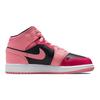 Air Jordan 1 Mid GS Coral Chalk Detské tenisky Ružová Rush-Ružová Čierna 554725-662